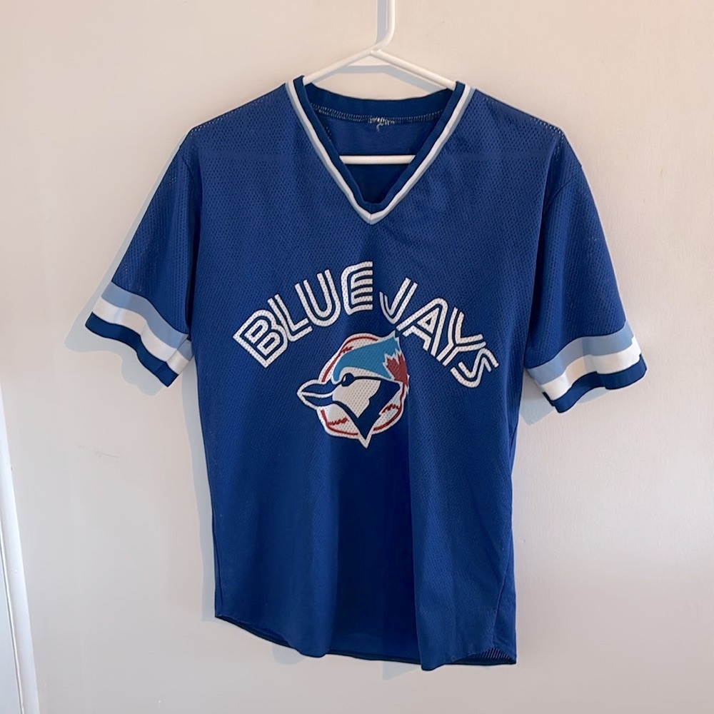 Vintage 90s Toronto Blue Jays mesh jersey - unisex medium